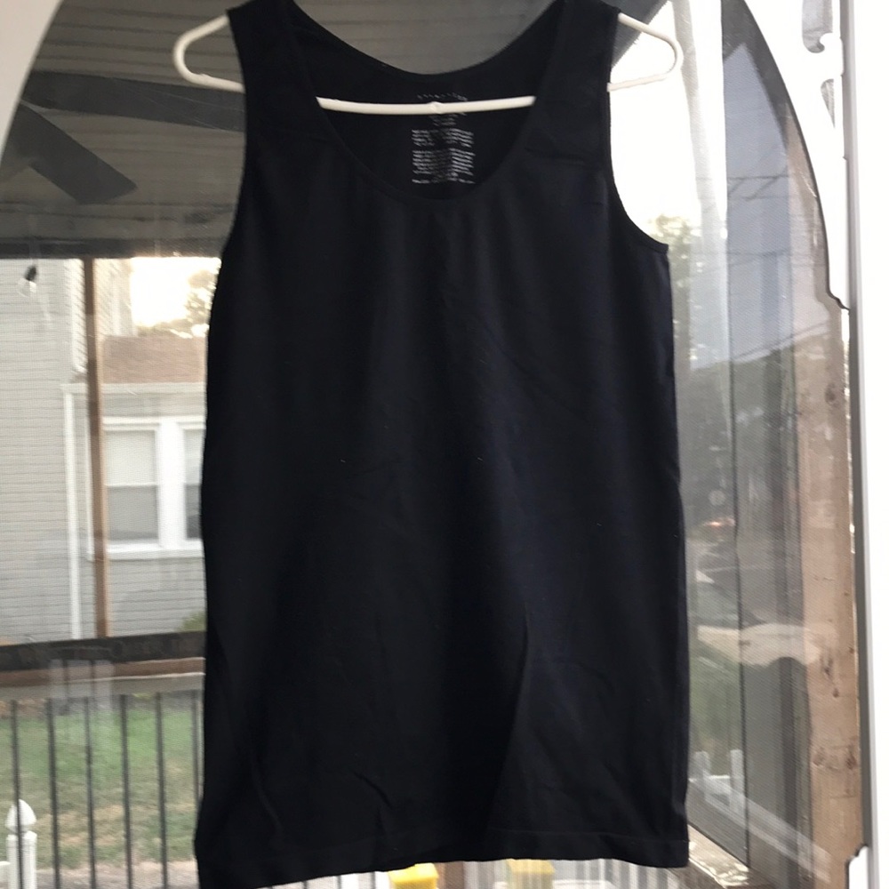 Black tank top